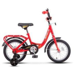 Велосипед STELS Flyte Z011, 14" чёрный/красный
