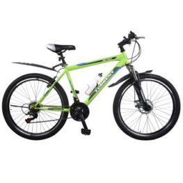 Велосипед TORRENT Matrix 26", 18,5", 21 ск, аморт. вилка, диск/диск, матовый зеленый