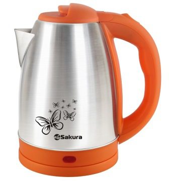 Чайник электрический металлический SAKURA SA-2135AS 1,8л