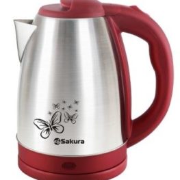 Чайник электрический металлический SAKURA SA-2135RS 1,8л